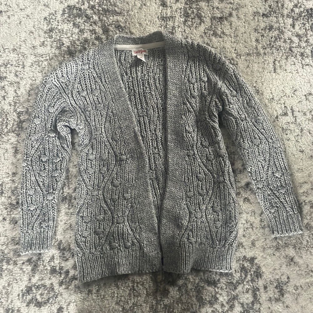 Unused Grey cat and jack cardigan